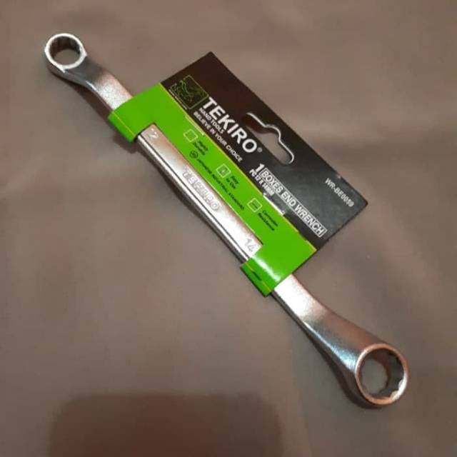 KUNCI RING TEKIRO 12X 14MM