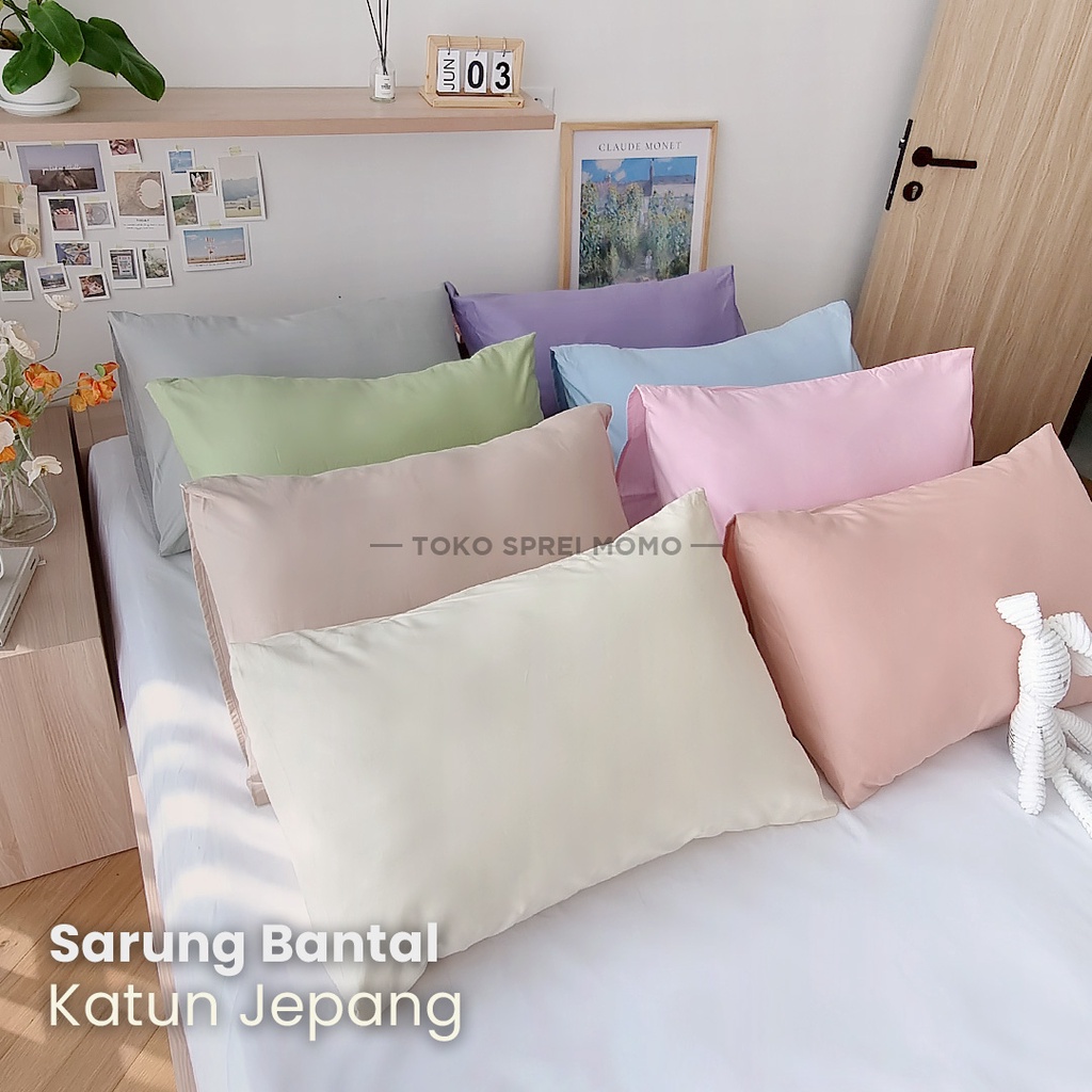 Sarung Bantal Katun Jepang Ukuran 50 x 70