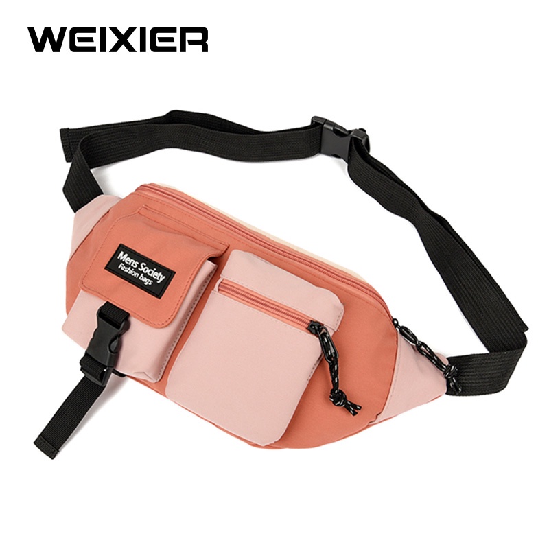 WEIXIER Y9574 Tas Selempang Wanita Waistbag Kanvas WK-SBY