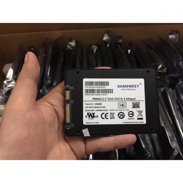 SSD 120GB SAMSWEET SPEED READ 550MBPS WRITE 160MBPS