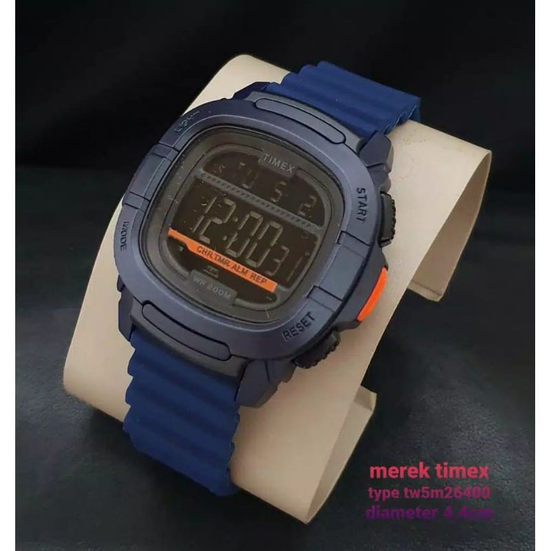 (Terima Cod)Jam Tangan Pria Digital Timex Anti Air Strap Rubber(Dikirim Dari Jakarta)