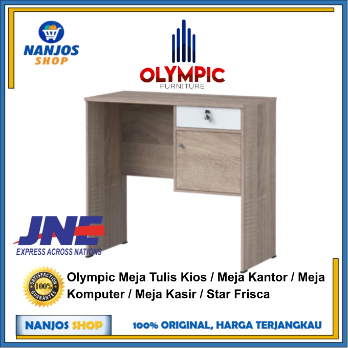 JNE Olympic Meja Tulis Kios / Meja Kantor Komputer Kasir / Star Frisca