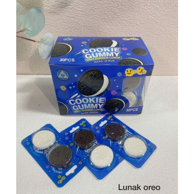 Permen Lunak Cookie Gummy / OREO √ isi 30 pcs"GROSIR"