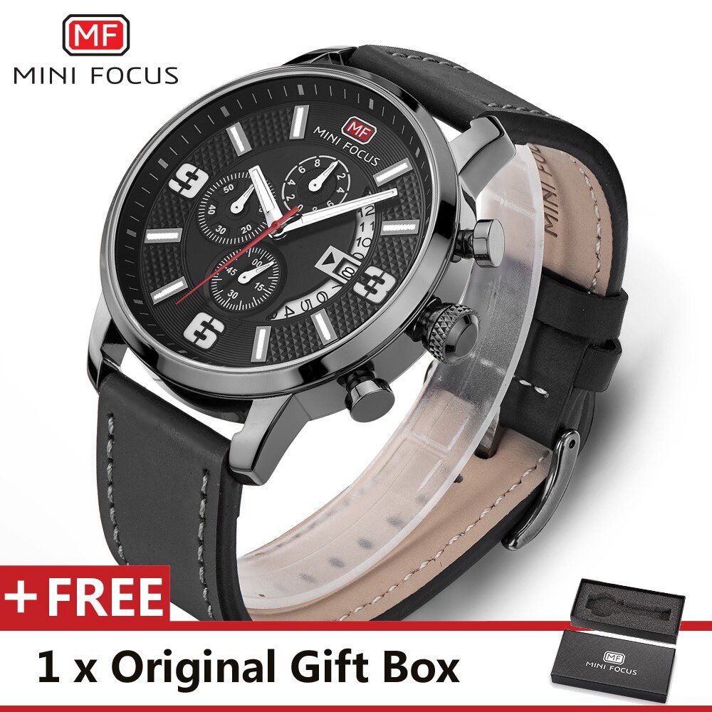 MINI Focus MINI Focus Mf0025g Arloji Merek Mewah Teratas untuk Pria Jam Tangan Modis Jam Tangan Kuar