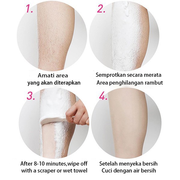 Spray Penghilang Rambut Hair Removal Krim Pemutih Dan Penghilang Rambut Hair Removal Wax 120ml Spray Busa Menghambat Pertumbuhan Rambut Alat Penghilang Bulu Dengan Lembut Tanpa Rasa Sakit Untuk Bagian Pribadi, Tangan Dan Kaki