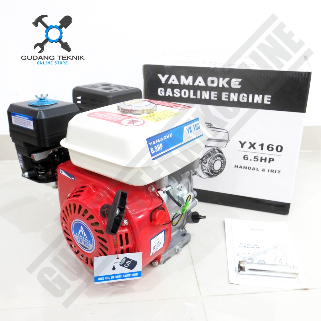 Engine YAMAOKE YX160 5.5Hp / Mesin Penggerak GX 160 5,5 Hp - Gasoline Engine Bensin YAMAOKE YX-160