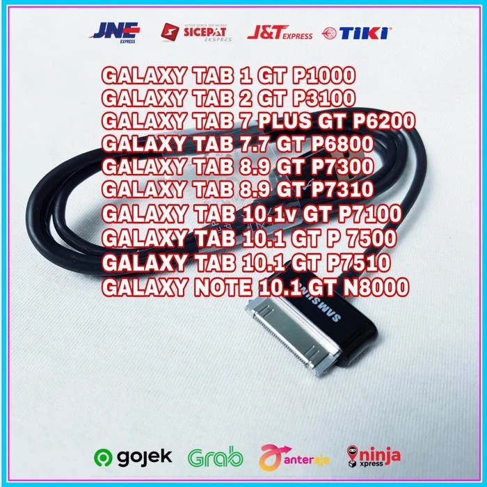 Kabel Data Samsung Galaxy Tab 1 GT P1000 ORIGINAL 100% 2A