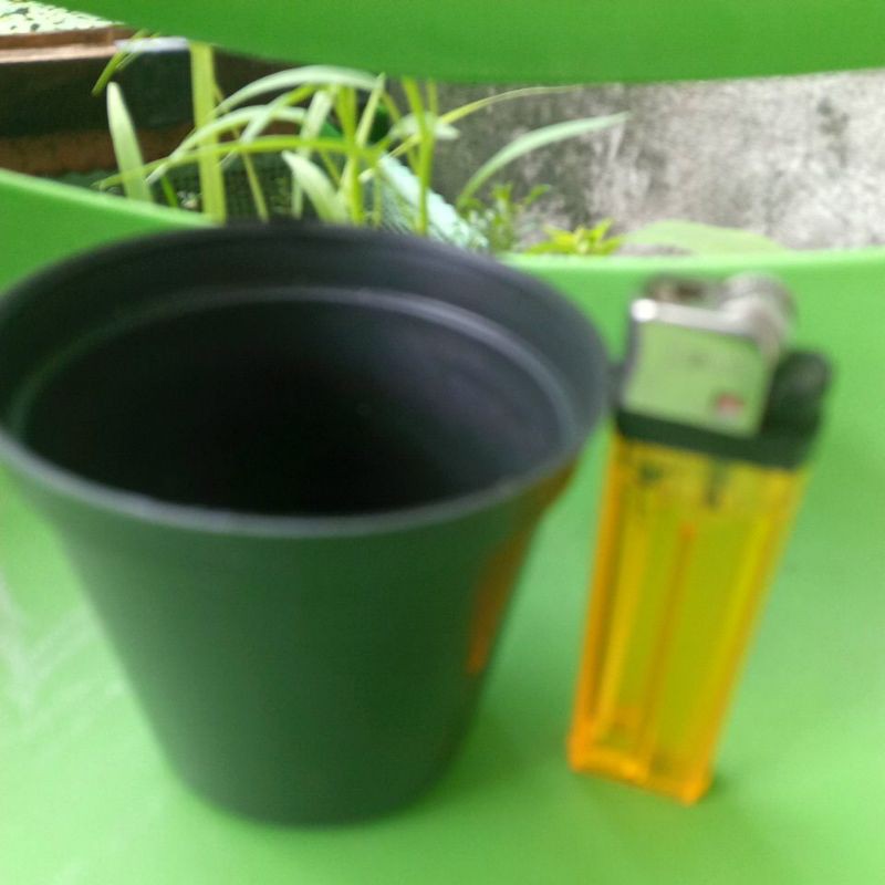 Pot 8 dan 10 cm berlubang (hitam dan warna)