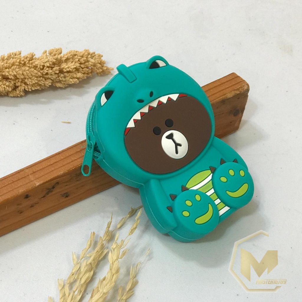 DOMPET BAG KOIN JELLY SILIKON SILICONE KARAKTER LUCU IMPORT POUCH ANTI AIR WATERPROOF MA2388