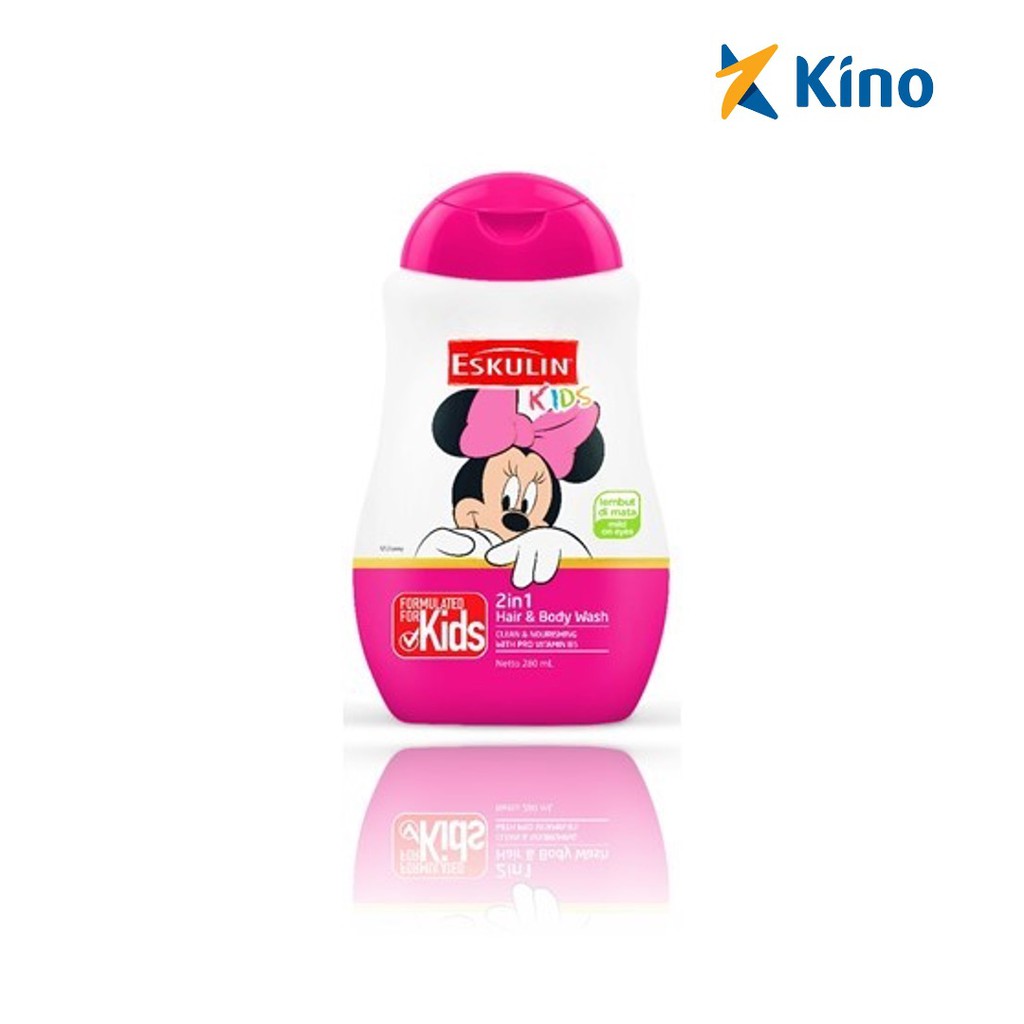 Jual Eskulin Kids Hair And Body Wash Soft And Protect Botol 280 ML ...