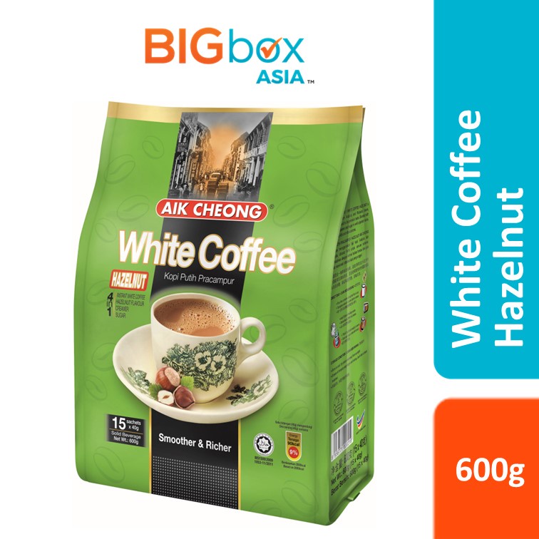 Aik Cheong  White Coffee Hazelnut - 600gr (EXP: 4 Mar 2023)