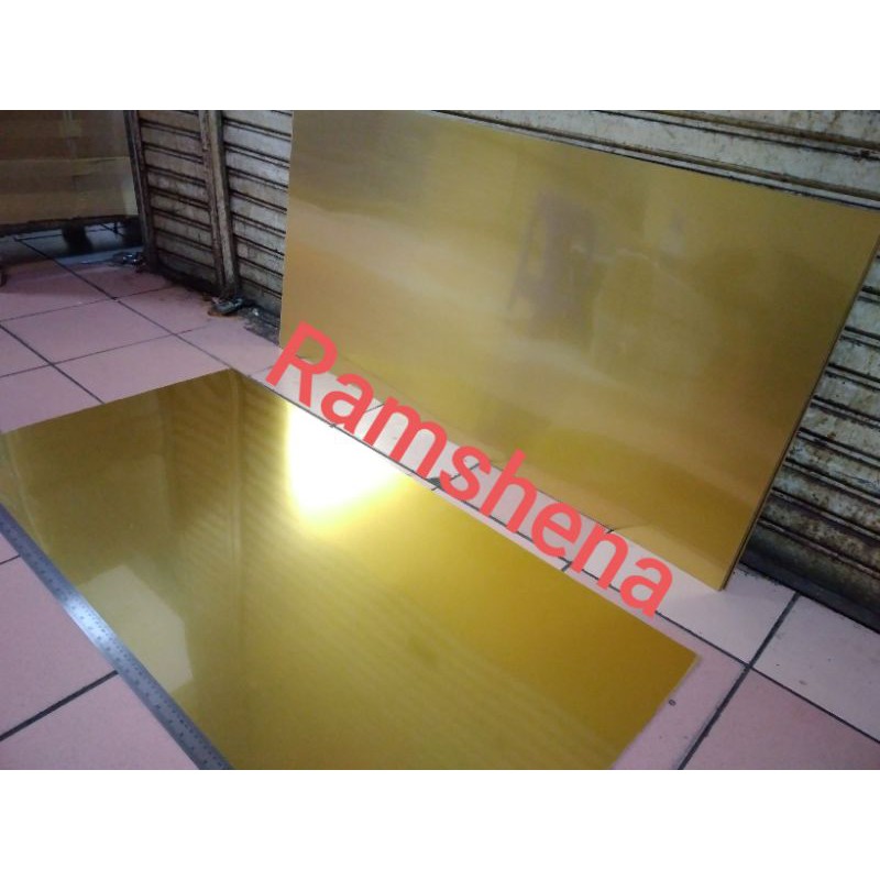 

gravoply gold/hairline/laser/router/bahan/60x120cm tebal 1.5mm