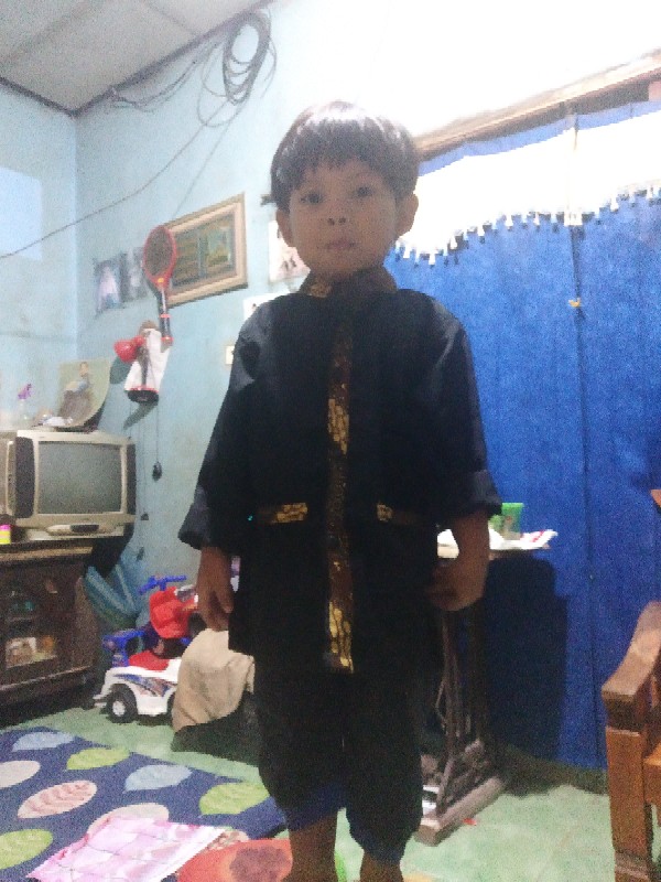 Baju Pangsi Anak Motif Batik Dan Polos Untuk Anak Tk Dan Sd..usia 4-12 Tahun