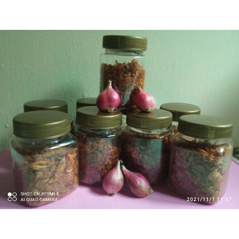 

bawang goreng gurih kemasan toples 70gr