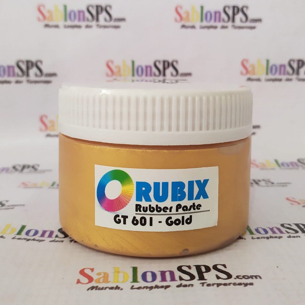 RUBIX RUBBER PASTE SABLON GOLD 100GR