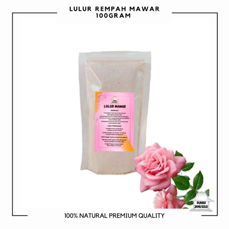 

Premium Lulur mawar lulur rempah jawa 100gr