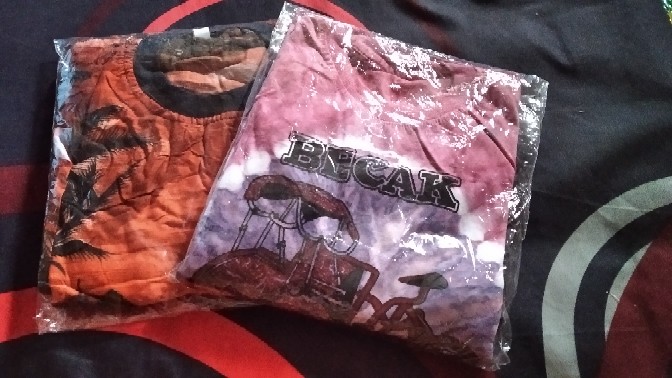 Trolis 1-5 Th Grosir Setelan Baju Batik Anak Bahan Kaos Unisex Laki Laki Perempuan Cowok Cewek Stak
