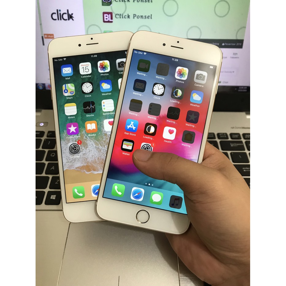 Iphone 6s Plus 128gb 64gb 32gb 16gb Fullset Second Mulus 100 Original Shopee Indonesia