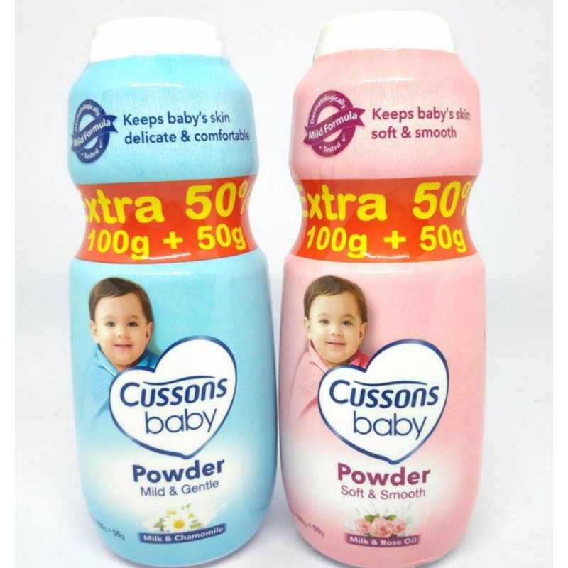 Cussons Baby Powder 100GR Xtra 30% Promo ( 100 gr + 30 gr )