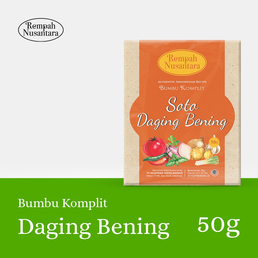 

Bumbu Soto Daging Bening Seriboe Rempah Nusantara 60 Gram