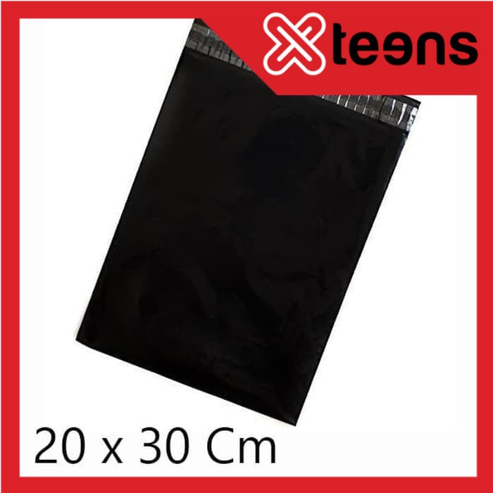 PLASTIK PACKING ONLINE SHOP 20x30 POLYMAILER SEAL HITAM DAN PUTIH | PLASTIK PACKING ONLINE SHOP