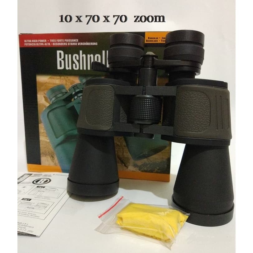 Jual TEROPONG BUSHNELL ZOOM 10-70X70 BINOCULAR HITAM OUTDOOR Low Price