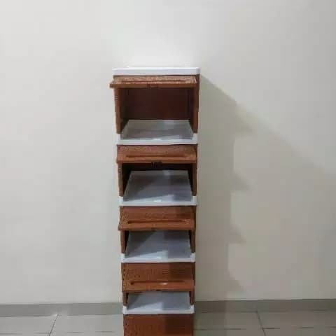 lemari plastik rak serbaguna plastik club 5 susun