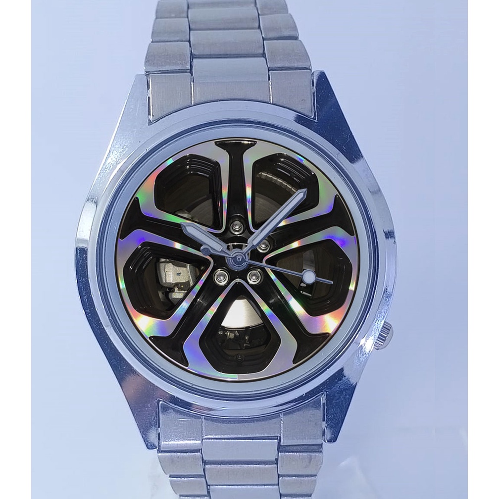 JAM TANGAN CUSTOM STAINLESS STICKER VELG HRV Polos