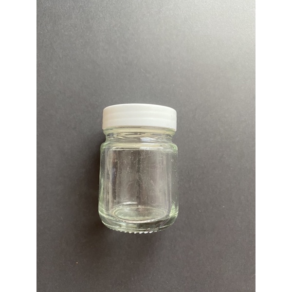 botol balsem kaca pot balsem