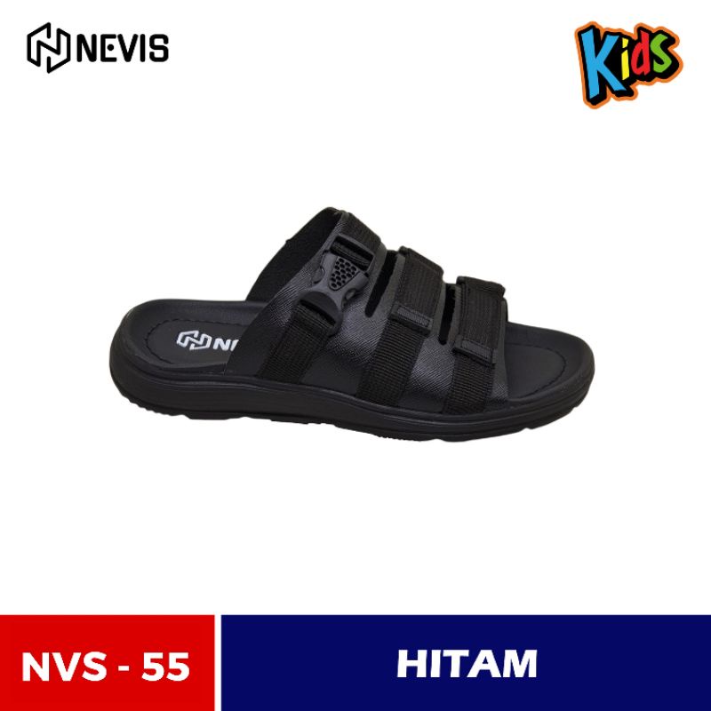 Sandal Anak Laki Laki Perempuan Kekinian Original Nevis Nvs 55 Sendal Anak Sandal Slop Anak