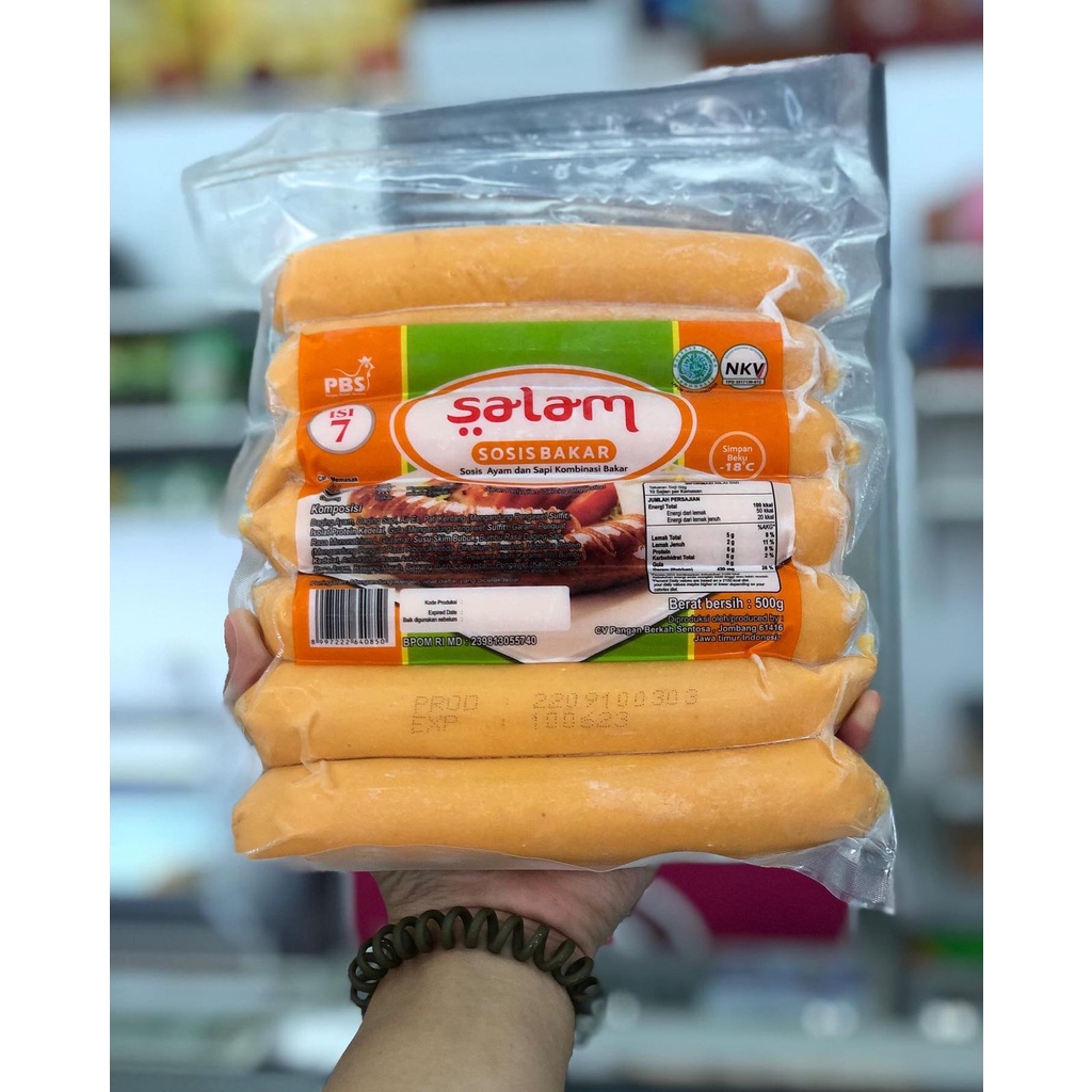 

Promo!! SALAM SOSIS AYAM BAKAR 500 GR