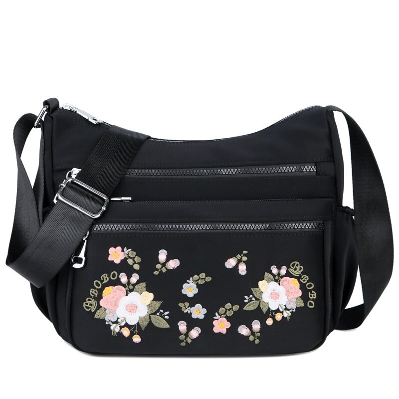 Hot Sale 10.10 Tas Wanita Tas Selempang Fashion Wanita Korean Bordir Bunga Flowers