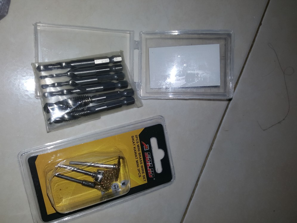 Solid Mata Bor Pembuat Ulur Baut - Tap Drill Bit Set 6 Pcs Hss