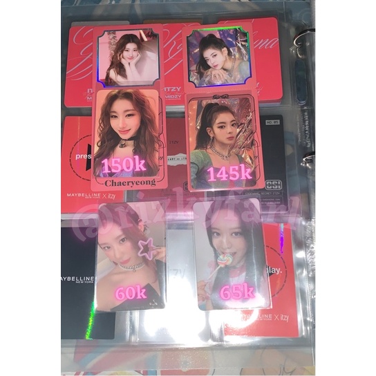 Photocard Itzy Welkit FanClub + Era CIL