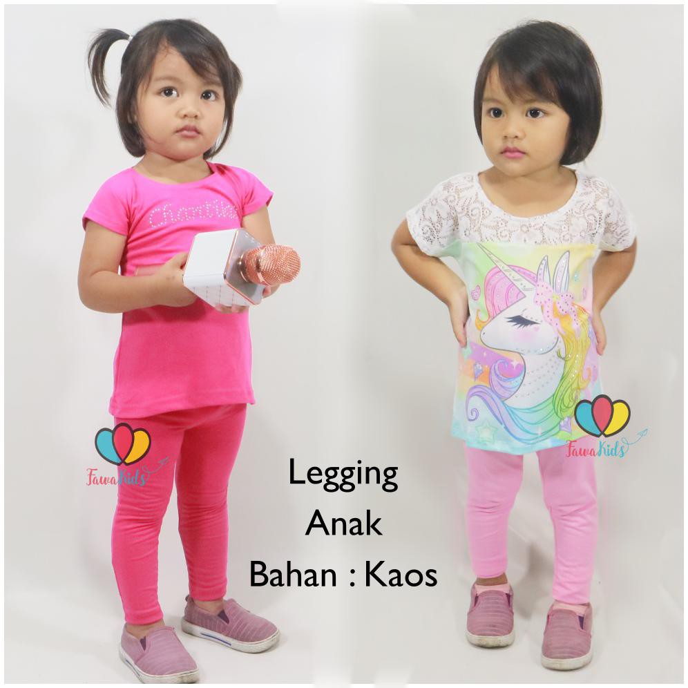 LNG LEGGING POLOS UK 3-5 TAHUN / CELANA ANAK PANJANG PEREMPUAN LEGING KAOS KETAT CEWEK PANTS MURAH