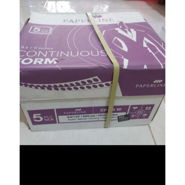 

Continues Form Kertas komputer Paperline 9,5 x 11 5 Ply Utuh