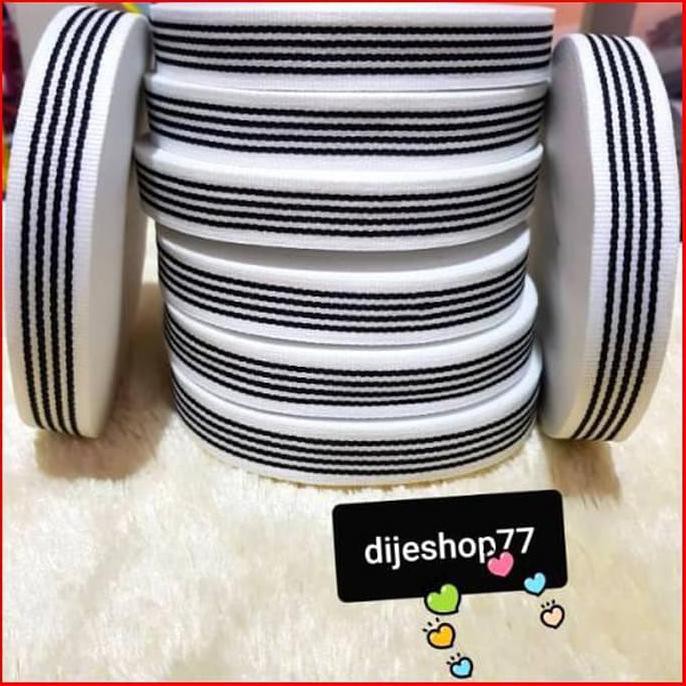 

Promo Pita List Salur Line White Lebar 2 Black Cm -