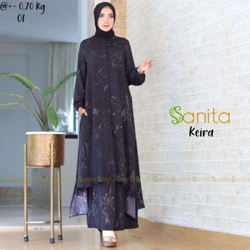 SET TUNIK KULOT KEIRA  original by SANITA