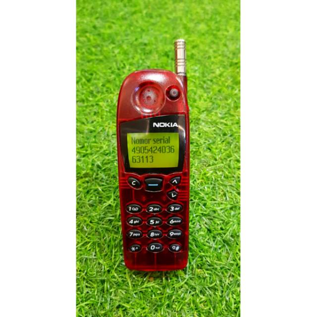 HP Jadul Antena Nokia 5110 Merah Transparan  Not Nokia 6110 or 6150 or 7110