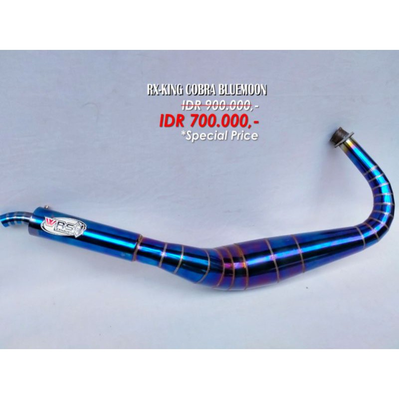 knalpot Rx king Cobra Bluemoon original wrs