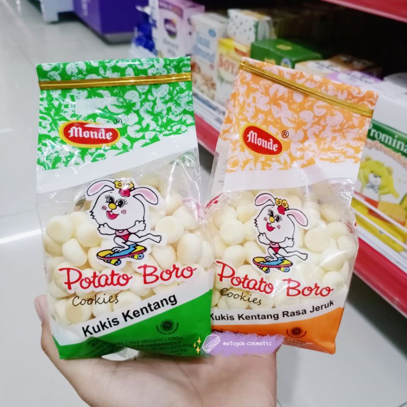 

MONDE POTATO BORO COOKIES 100GR aman untuk bayi