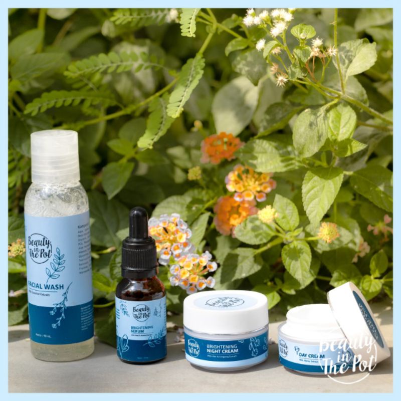 1 paket Beauty In The Pot skincare whiteglow series original BPOM