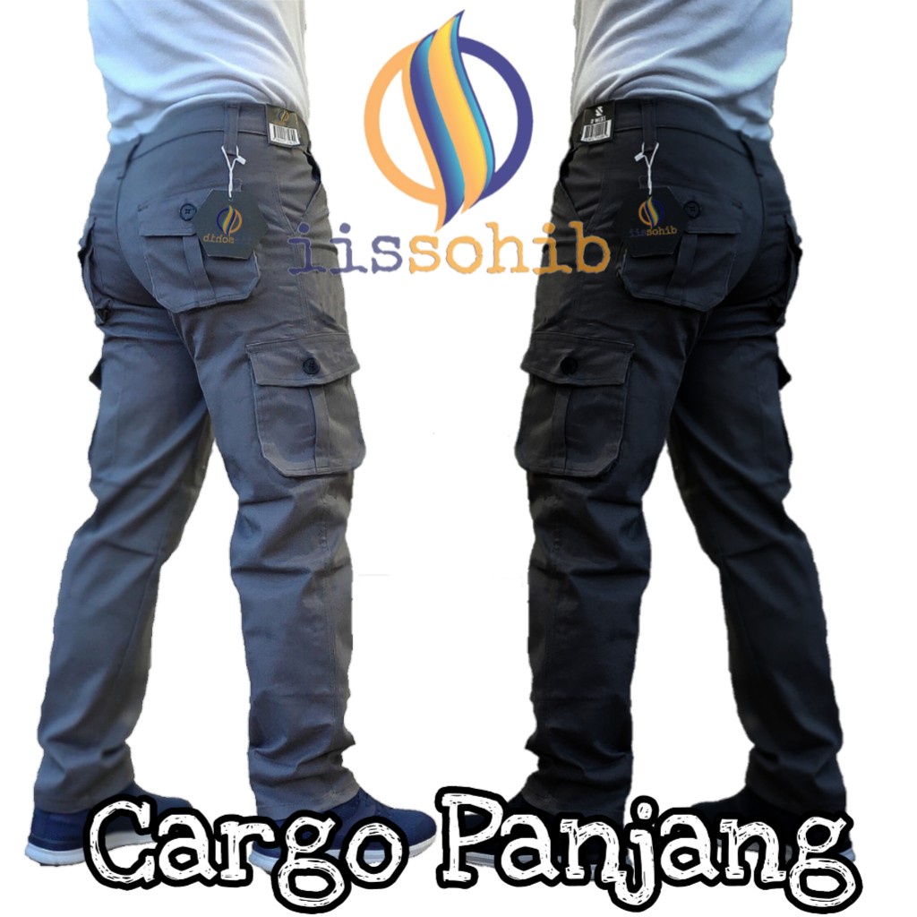 CELANA CARGO PANJANG PRIA ORIGINAL DISKON