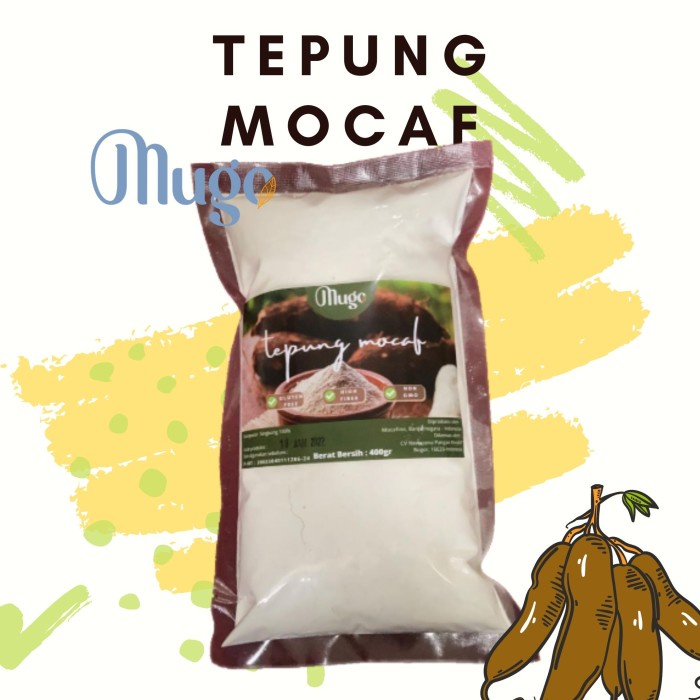 

MURAH Mugo Tepung Mocaf (Cassava) Singkong 400gr