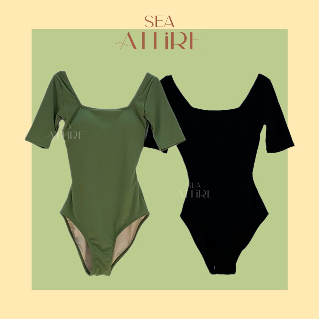 SA AUXIS Swimsuit Set Bikini Baju Renang Wanita Korea One Piece Pakaian Olahraga High Quality Fashion Import-4