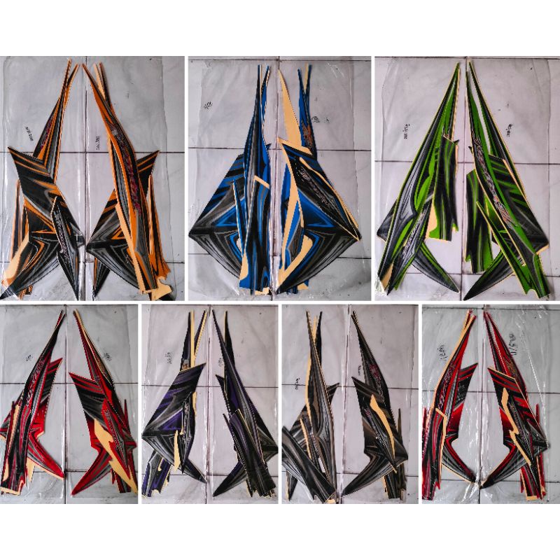 STRIPING STICKER LIS JUPITER Z NEW 2011 JUPITER ROBOT BODY STANDAR ORI BERKUALITAS