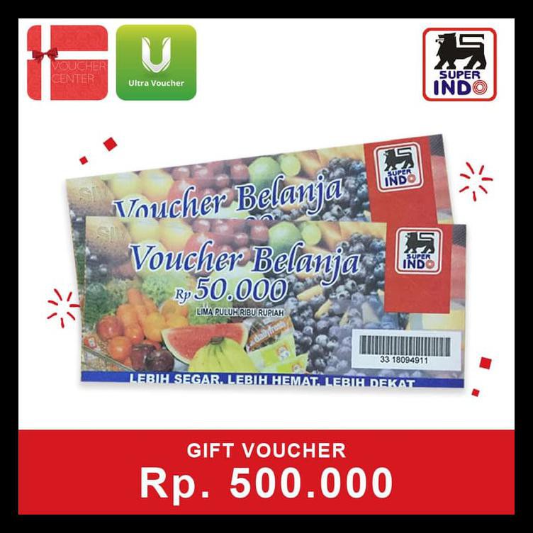SPECIAL Voucher Superindo Rp 500.000