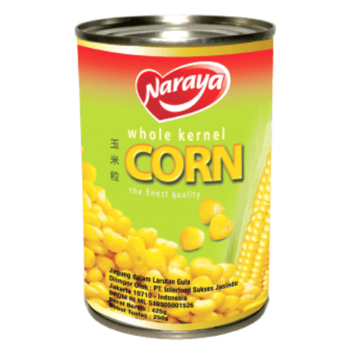 

JAGUNG KALENG NARAYA 425G / WHOLE KERNEL CORN NARAYA 425G