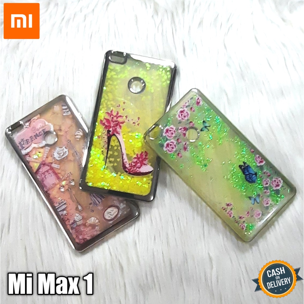 Case Xiaomi Mi Max 1 Softcase Water Gliter Jelly Chroom