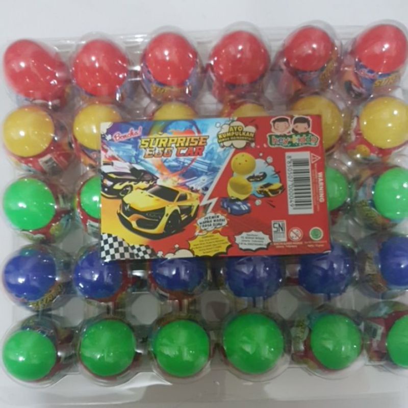 Boncha Surprise egg kinderjoy permen telur kejutan mainan hey kiddo